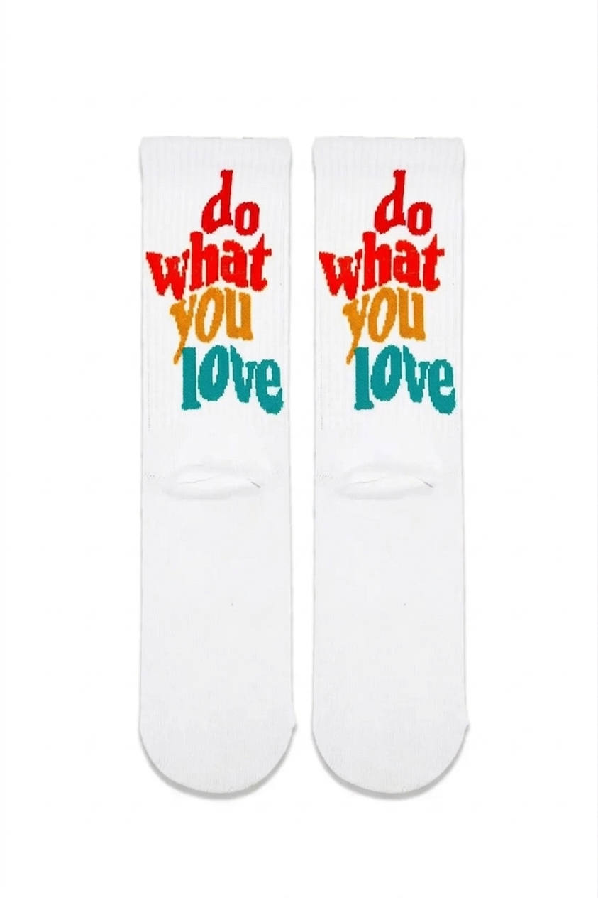 "Do What You Love" Retro Socks