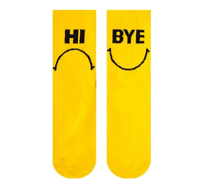 "HI & BYE" Socks