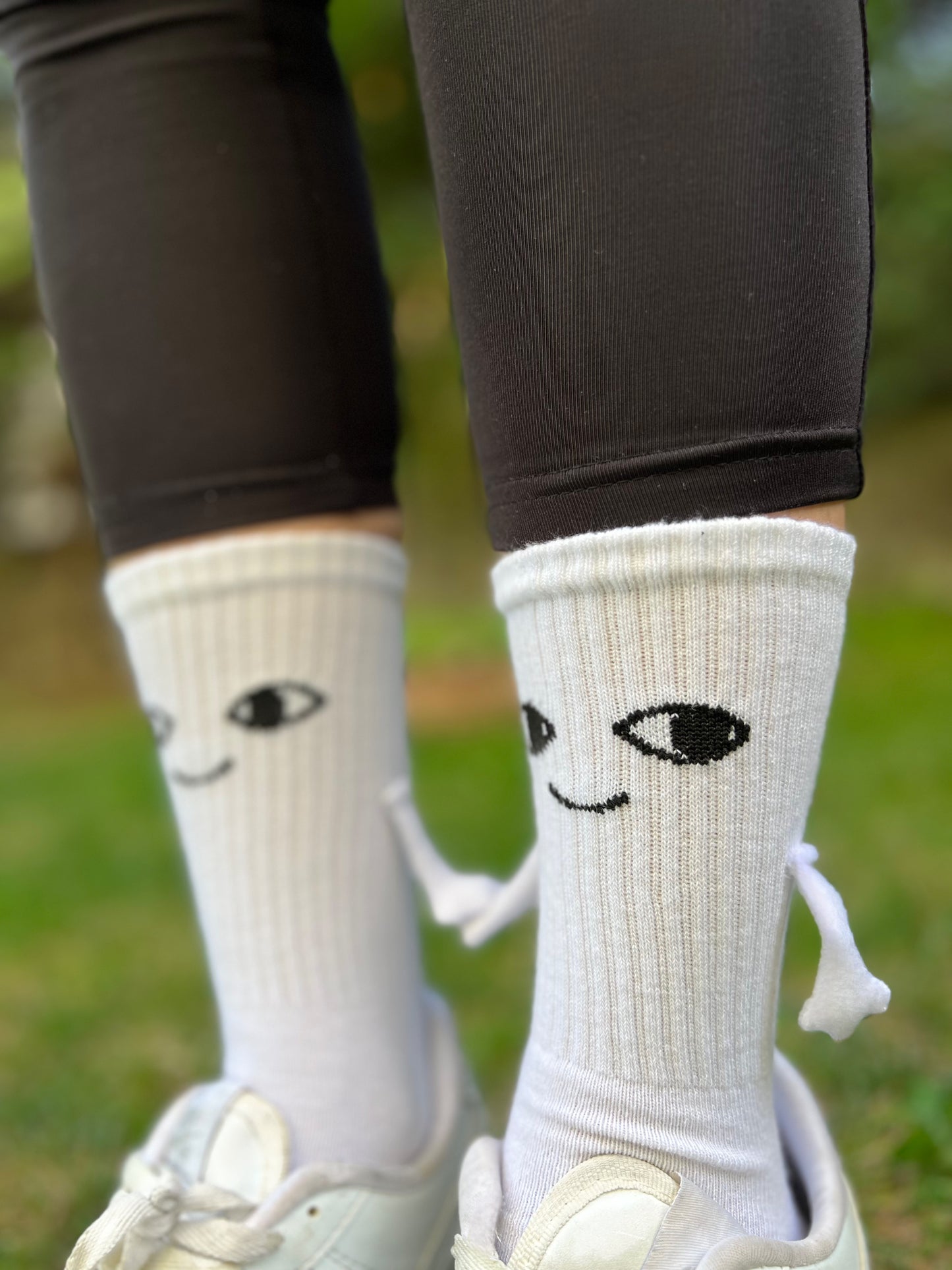 Magnetic Holding Hands Socks