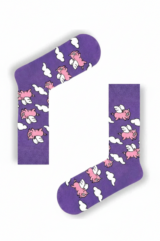 Flying Pig Sock