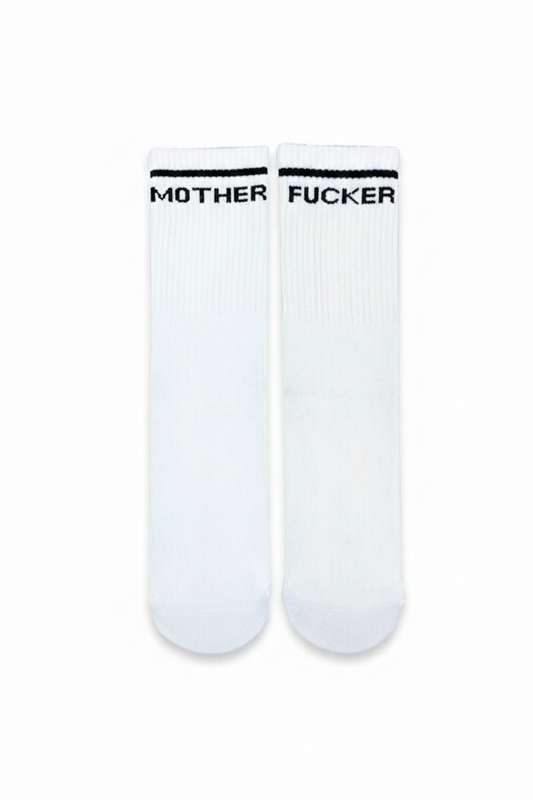 "Mother Fucker" Mismatched Sock
