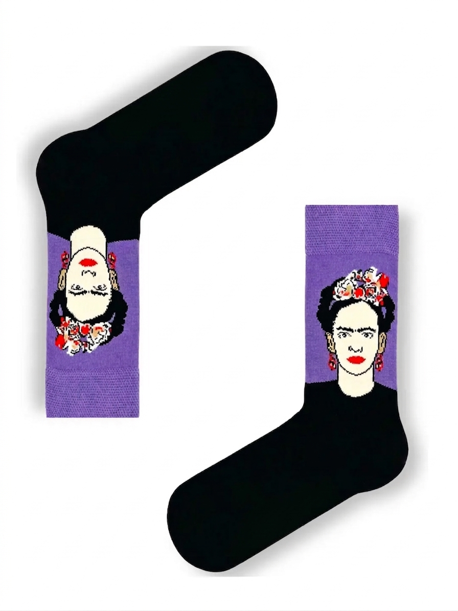 Frida Kahlo Portrait Socks