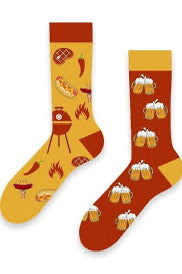 Mismatched Grill & Beer Socks