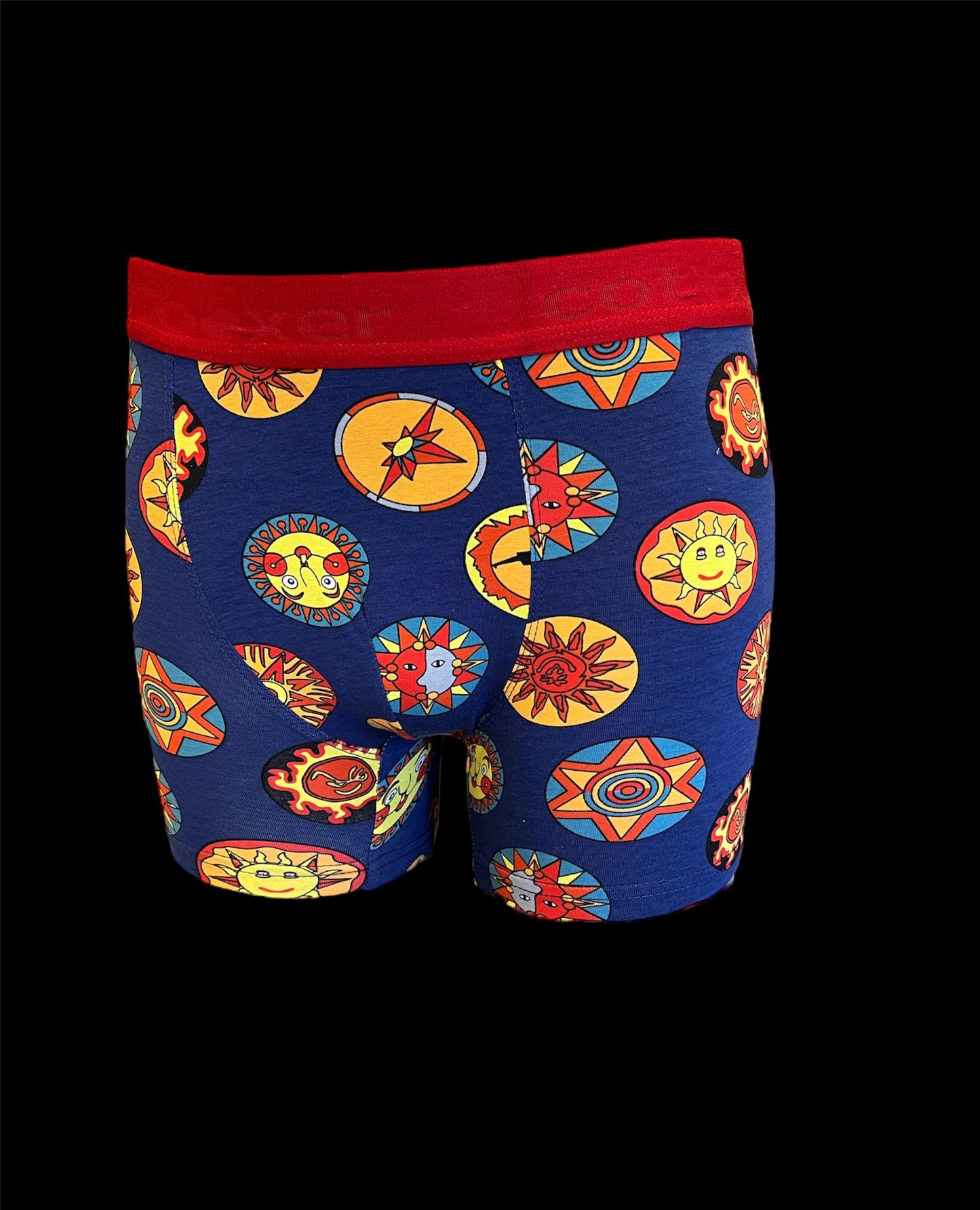 Men's Patterned Cotton Boxer