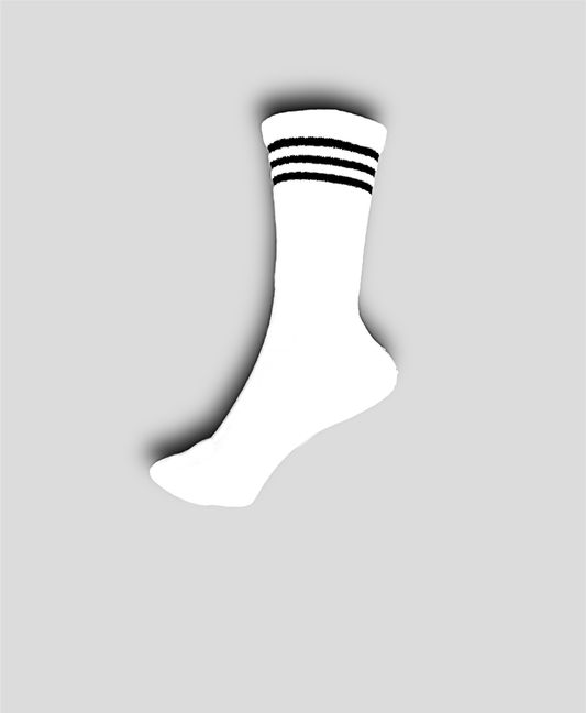 Black Stripe Tennis Sock