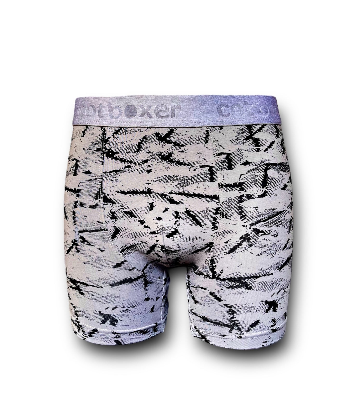 Boxers em Algodão Elástico com Estampa de Camuflagem