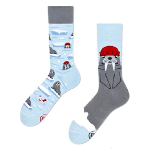 Mismatched Walrus Sock